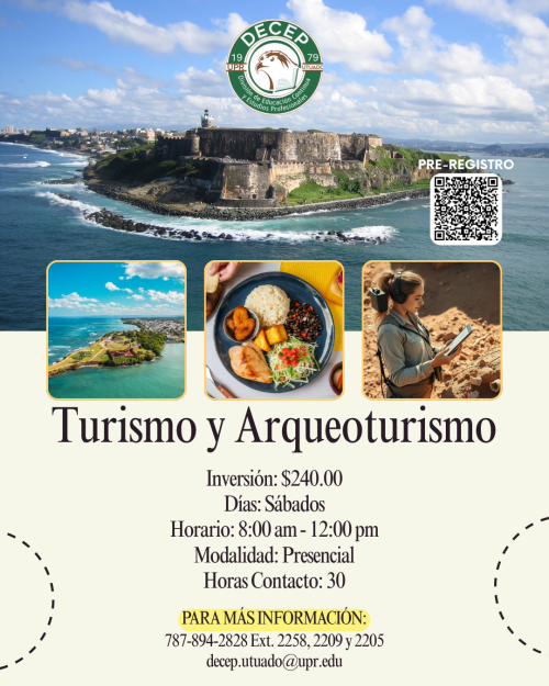 Turismo y Arqueoturismo (Prorróga 1er Pago)